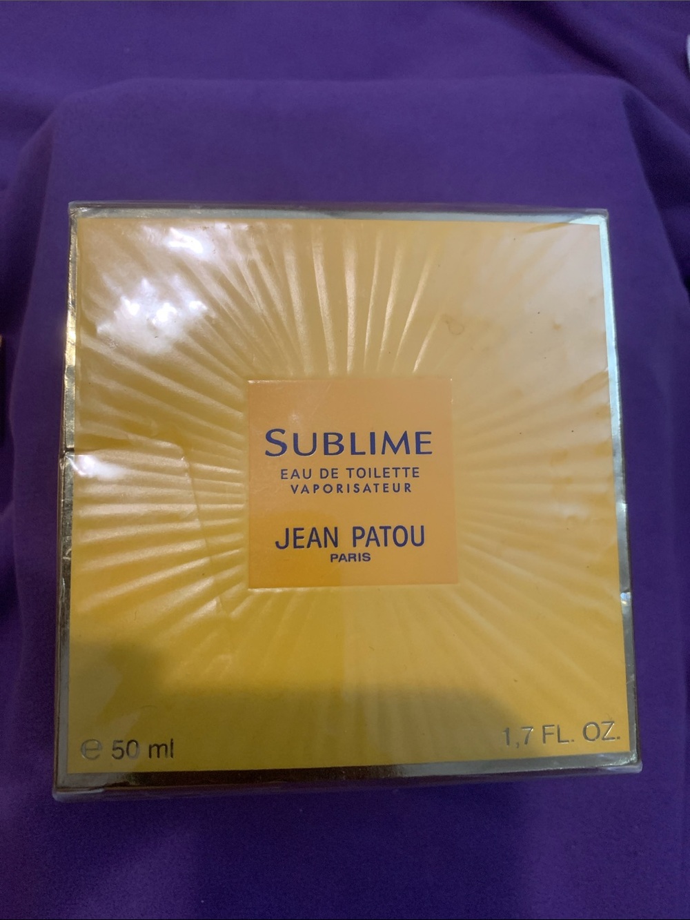 New and sealed Vintage Jean Patou Sublime Eau de Toilette